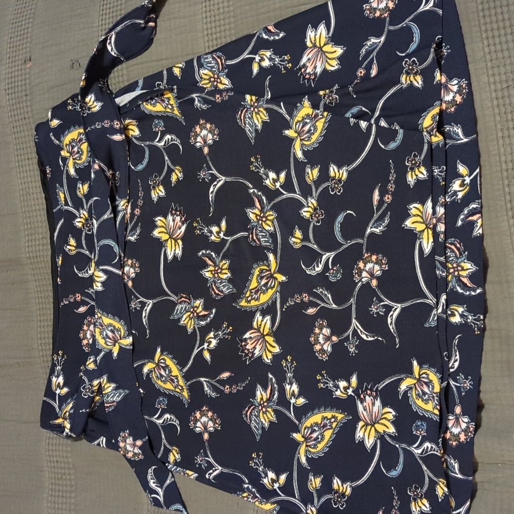 Print Wrap Skirt